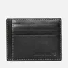 Timberland Men's Milled Card Case In Black