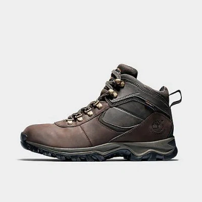 Timberland Men's Mt. Maddsen Mid Waterproof Hiking Boots In Dark Brown
