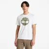 Timberland Men's Northwood Floral Tree Logo Short-sleeve T-shirt In White