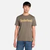 Timberland Men's Northwood Logo Short-sleeve T-shirt In Gray