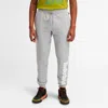Shop Timberland Men's Northwood Us Wordmark Logo Brushback Sweatpant In Grey