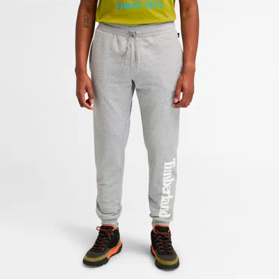 Timberland Men's Northwood Us Wordmark Logo Brushback Sweatpant In Grey
