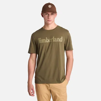 Timberland Men's Northwood Us Wordmark Logo Short Sleeve T-shirt In Multi