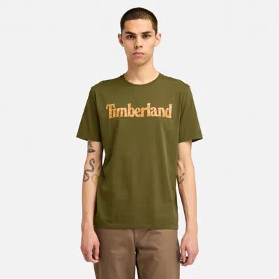 Timberland Men's Northwood Wordmark Camo Short Sleeve T-shirt In Multi