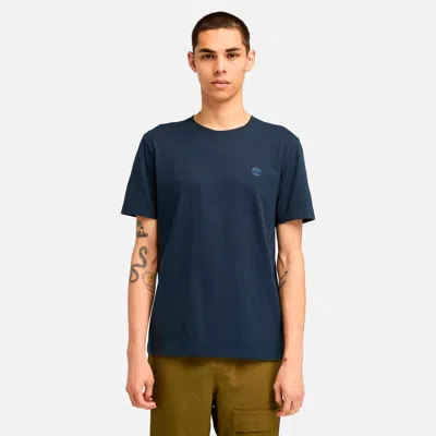 Timberland Men's Oyster River Us Chest Logo Short Sleeve T-shirt In Multi