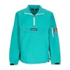 Timberland Men's Pull-on Windbreaker Hiking Anorak Columbia Blue In Columbia Blue