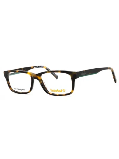 Timberland Men's Rectangular Acetate Eyeglasses - Tb1847 In Brown