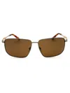 Timberland Men's Rectangular Polarized Sunglasses In Brown