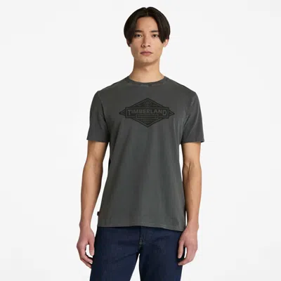 Timberland Men's Seasonal Garment Dyed Short-sleeve T-shirt In Black
