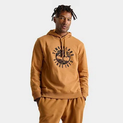 Timberland Men's Since 1973 Logo Hoodie In Wheat