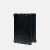 Timberland Men's Smooth Leather Trifold Wallet In Black