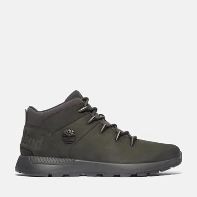 Pre-owned Timberland Men's Sprint Trekker Hiking Shoes In Monochrome Black