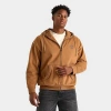 Timberland Hooded Zip-up Sweatshirt In Wheat Boot, Men's At Urban Outfitters In Brown