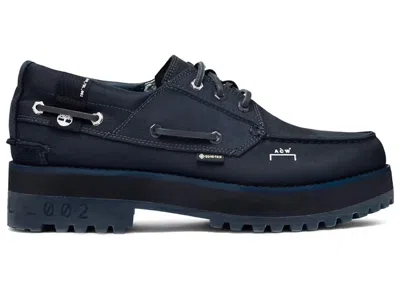 Pre-owned Timberland Men's  3eye Classic Lug Acoldwall Sneakers In Navy Blue