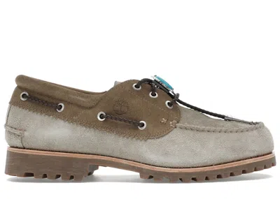 Pre-owned Timberland Men's  3eye Lug Handsewn Boat Shoe Packer Santa Fe Sneakers In Tan/brown