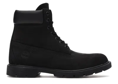 Pre-owned Timberland Men's  6" Basic Boot Nubuck Sneakers In Black