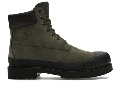 Pre-owned Timberland Men's  6" Boot Bbc Bee Line Sneakers In Dark Green/black