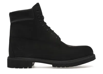 Pre-owned Timberland Men's  6" Boot Nubuck Premium Sneakers In Black