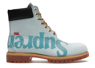 Pre-owned Timberland Men's  6" Boot Supreme Sneakers In Ice Blue