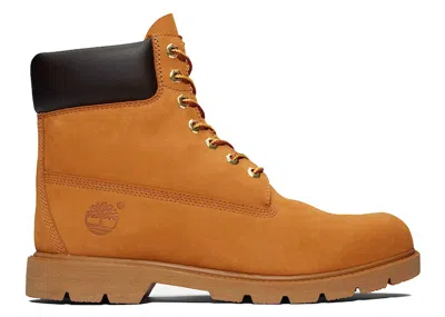 Pre-owned Timberland Men's  6" Classic Waterproof Boot Mesh Lining Sneakers In Wheat
