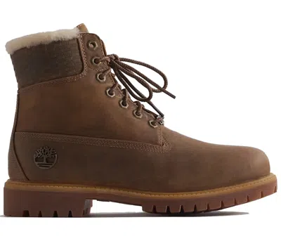 Pre-owned Timberland Men's  6" Premium Shearling Boot Ronnie Fieg Kith Sneakers In Wheat