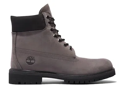Pre-owned Timberland Men's  6" Premium Waterproof Boot 50th Anniversary Nubuck Sneakers In Medium Grey