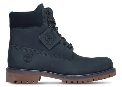 Pre-owned Timberland Men's  6" Premium Waterproof Boot Sneakers In Dark Blue