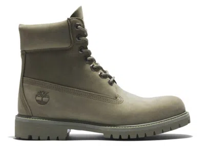 Pre-owned Timberland Men's  6" Premium Waterproof Boot Sneakers In Dark Green