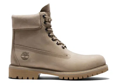 Pre-owned Timberland Men's  6" Premium Waterproof Boot Sneakers In Light Brown