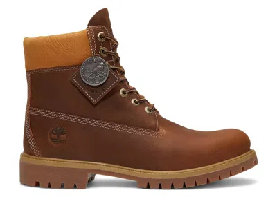 Pre-owned Timberland Men's  6" Premium Waterproof Boot The Last Of Us Fullgrain Sneakers In Brown