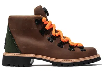 Pre-owned Timberland Men's  78 Hiker Boot Nina Chanel Abney Sneakers In Rust In Brown