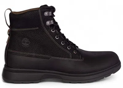 Pre-owned Timberland Men's  Atwells Ave Waterproof Boot Sneakers In Black