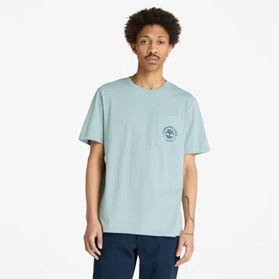 Timberland Men's  Chest Pocket Short-sleeve T-shirt In Blue
