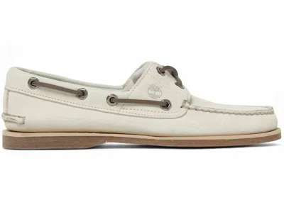 Pre-owned Timberland Men's  Classic Boat Shoe Sneakers In Beige In Sand