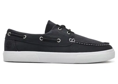 Pre-owned Timberland Men's  Classic Twoeye Boat Shoe Sneakers In Black