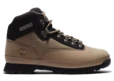 Pre-owned Timberland Men's  Euro Hiker Mid Sneakers In Light Brown