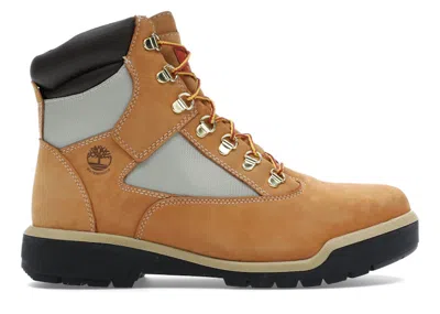 Pre-owned Timberland Men's  Field Boot 6 Inch Lace Up Waterproof Sneakers In Wheat