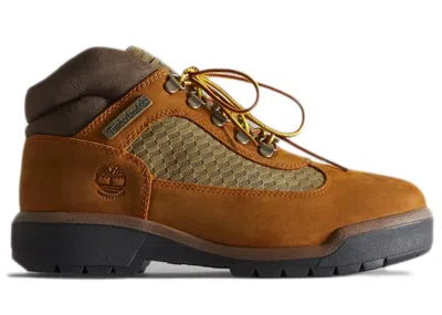 Pre-owned Timberland Men's  Field Boot Kith Sneakers In Dark Brown