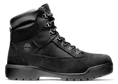 Pre-owned Timberland Men's  Field Boot Lace Up Waterproof Sneakers In Black
