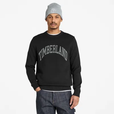 Timberland Men's  Graphic Sweater In Black