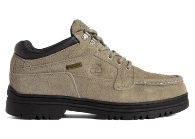 Pre-owned Timberland Men's  Heritage Mid Lace Moc Toe Goretex Boot Thisisneverthat (wide) Sneakers In Light Bei