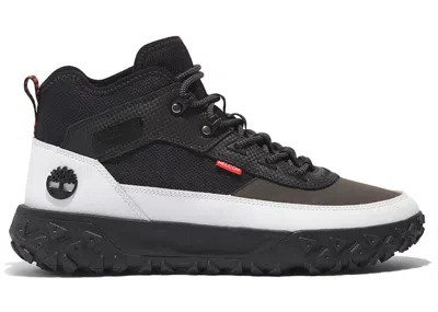 Pre-owned Timberland Men's  Motion 6 Waterproof Mid Boot Sneakers In Black/white In Multi