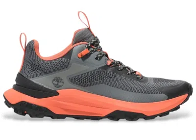 Pre-owned Timberland Men's  Motion Access Low Sneakers In Grey/orange In Multi