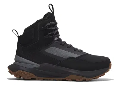 Pre-owned Timberland Men's  Motion Access Mid Waterproof Boot Sneakers In Black