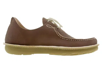 Pre-owned Timberland Men's  Pozu Moc Toe Oxford Sneakers In Brown Fullgrain