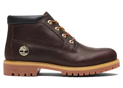Pre-owned Timberland Men's  Premium Waterproof Chukka Boot Sneakers In Espresso In Brown