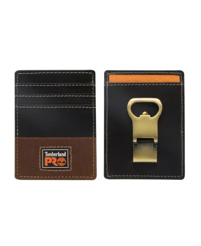 Timberland Men's  Pro Ellet Front Pocket Wallet In 48-teak