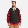 Timberland Men's  Pro Gritman Fleece-lined Canvas Vest In Black