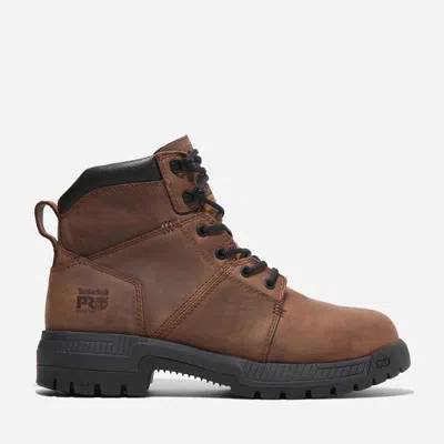 Timberland Men's  Pro Montauk 6" Steel Toe Work Boot In Brown
