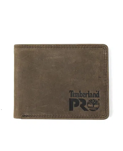 Timberland Men's  Pro Pullman Billfold Wallet In 73-dark Br